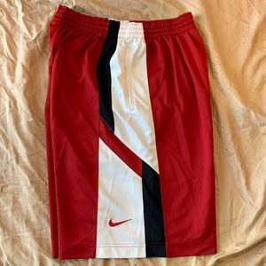 Red Nike Alabama shorts